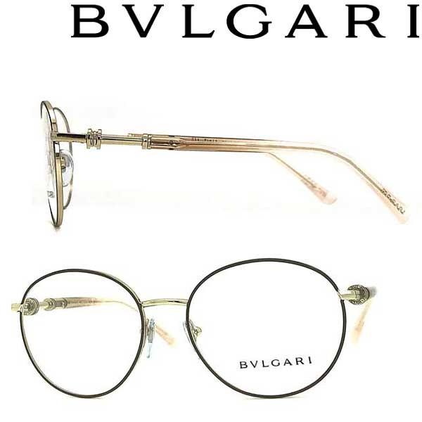 【BVLGARI】 メガネフレーム　ブラウン BVLGARI（ブルガリ） メガネフレーム ブランド メンズ レディース