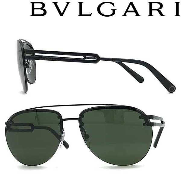 BVLGARI ブルガリ ティアドロップ サングラス ブラック 5052-128-G6 BVLGARI（ブルガリ） サングラス ブランド グリーン ティアドロップ