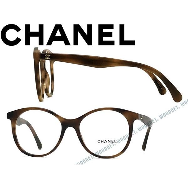 CHANEL（シャネル） メガネフレーム ブランド マーブルブラウン 0CH