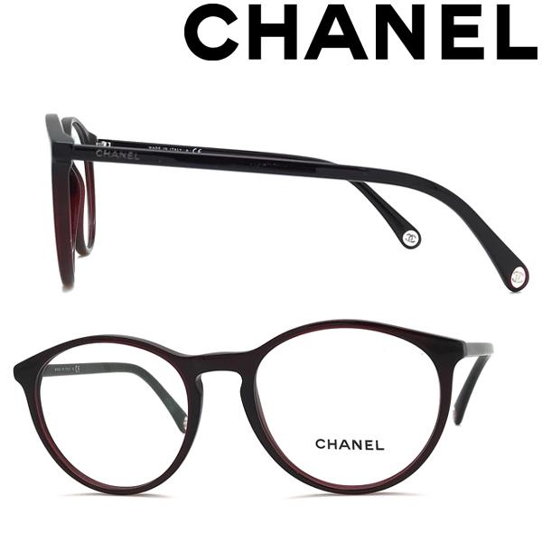 CHANEL（シャネル） メガネフレーム ブランド ワインレッド 眼鏡 0CH