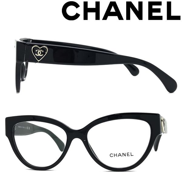 CHANEL メガネフレーム ブランド シャネル ブラック 眼鏡 0CH-3436-C501