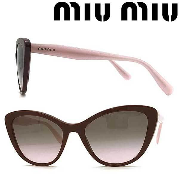 miu miu（ミュウミュウ） サングラス ブランド グラデーションレッド