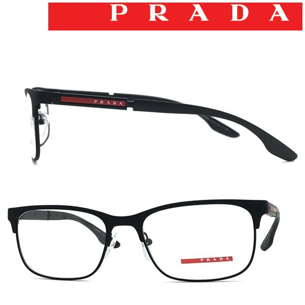 PRADA ラウンドフレームメガネ ケース付き サングラス リネアロッサ
