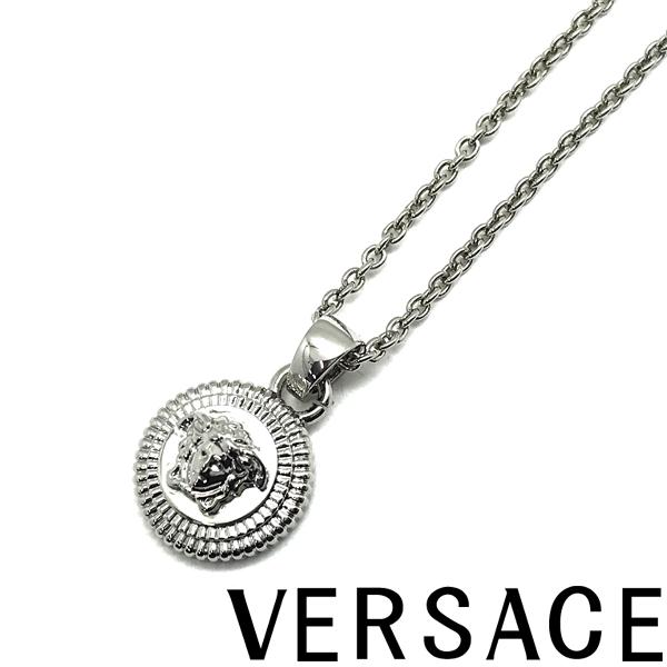 VERSACE ネックレス ベルサーチ ヴェルサーチェ ブランド メドゥーサ ロゴ シルバー AJ