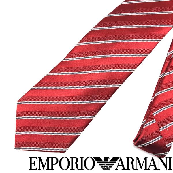 EMPORIO ARMANI ネクタイ ブランド エンポリオアルマーニ レッド