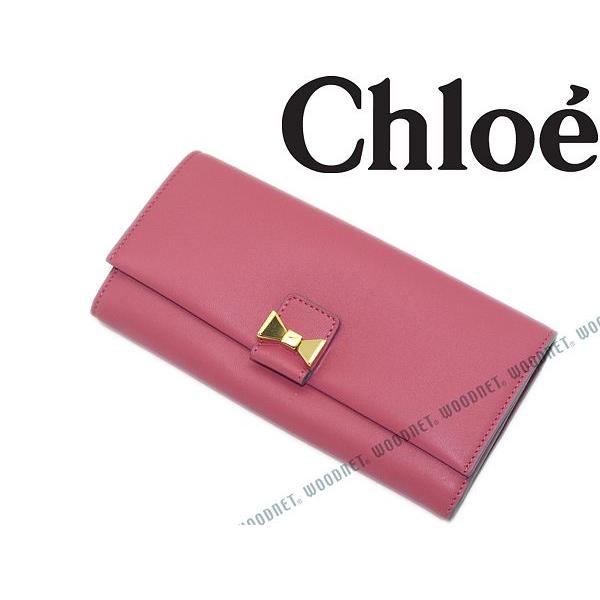 Chloe クロエ 長財布 小銭入れあり ピンク 3P0666-889-44Z : WOODNET
