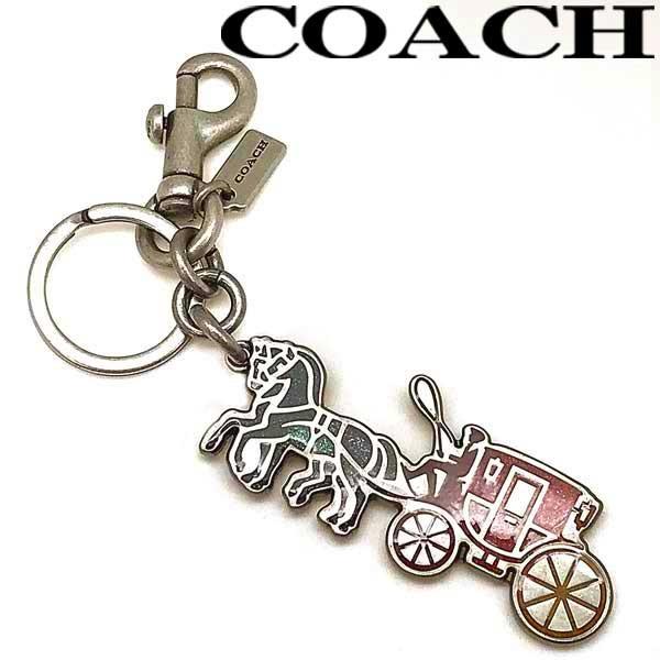 COACH コーチ バッグチャーム シルバー×グリーン×レッド ホース COACH コーチ バッグチャーム シルバー×グリーン×レッド ホース