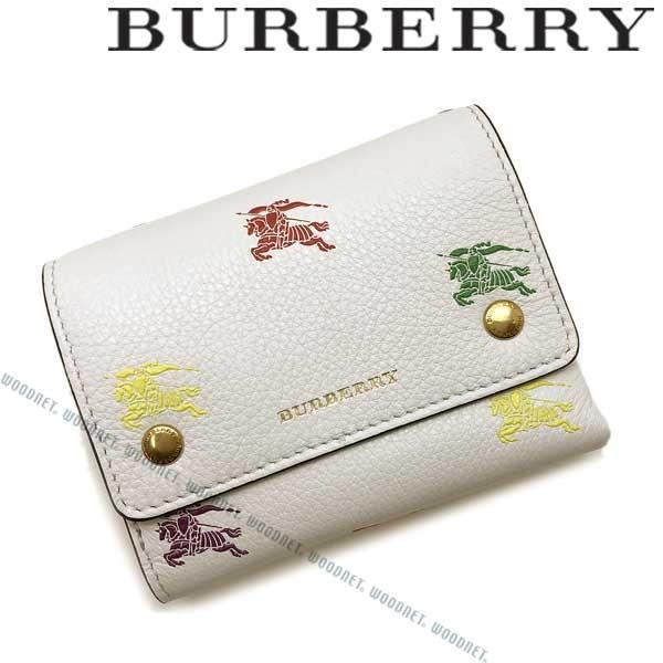 BURBERRY（バーバリー） レザー コンチネンタル 2つ折り財布 ロゴ柄