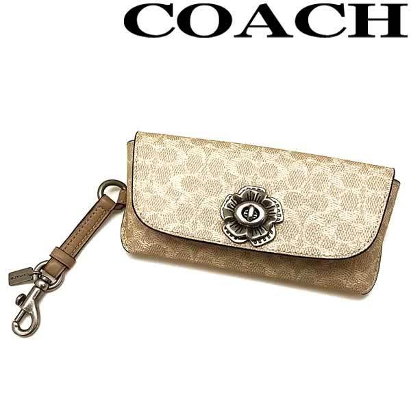 Coach コーチ ブランド サングラスケース バッグチャーム キーホルダー シグネチャー キャンバス ニッケル サンド トープ 408 Nipwh 408 Nipwh Woodnet 通販 Yahoo ショッピング