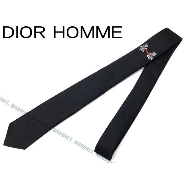 DIOR HOMME ネクタイ ディオールオム ダブルローズ シルク ネクタイ