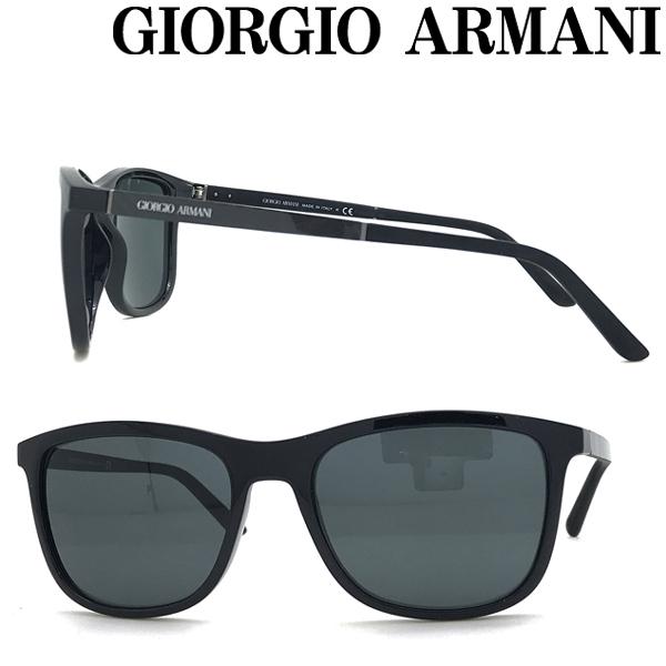 Emporio Armani スポーツサングラス ブラック ケース付き EMPORIO ARMANI (エンポリオアルマーニ) メンズ サングラス ロゴ