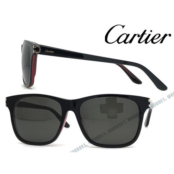 Cartier（カルティエ） ブラック サングラス CT-0001SA-001 : WOODNET