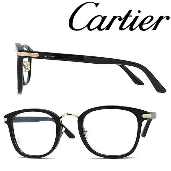 Cartier Cartier カルティエ ブラックメガネフレーム 眼鏡 CT Cartier Cartier カルティエ ブラックメガネフレーム 眼鏡 CT