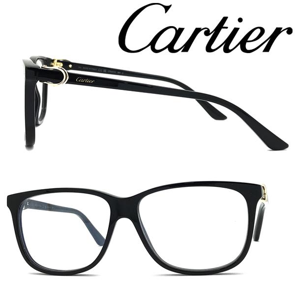 Cartier（カルティエ） メガネフレーム ブランド ブラック 眼鏡 CT