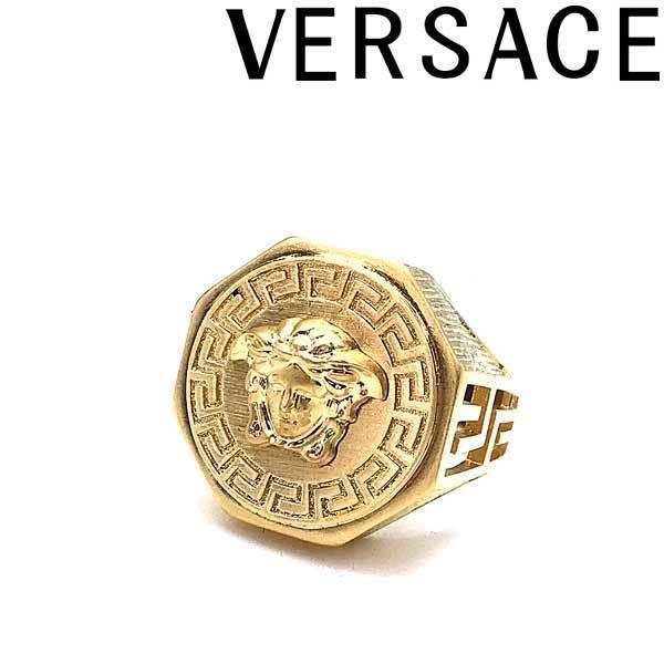 VERSACE ベルサーチ メデューサ ゴールドアクセサリー リング 指輪 ロゴ-