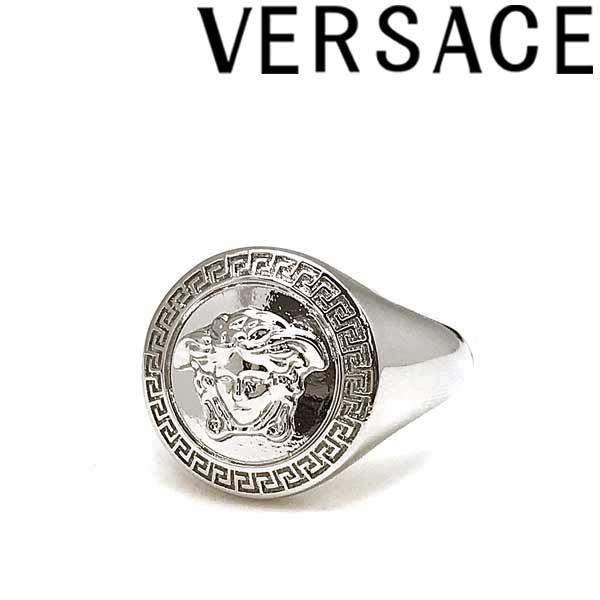 VERSACE ヴェルサーチェ ベルサーチ ロゴ リング・指輪 シルバー DG57602-DJMT-D00P