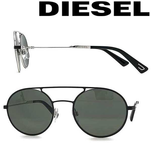 DIESEL ブラック メタルサングラス DIESEL（ディーゼル） ブラックサングラス DL-0301-05N : WOODNET