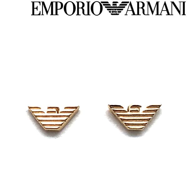 EMPORIO ARMANI エンポリオアルマーニ ピアス ブランド イーグルロゴ ピンクゴールド EG3505221
