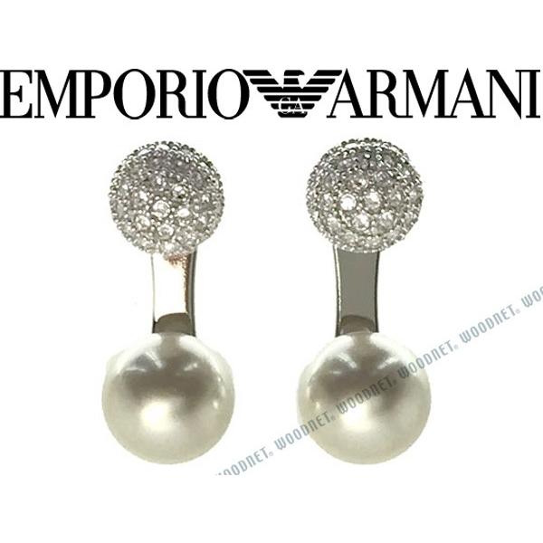 EMPORIO ARMANI 【在庫処分特価】EMPORIO ピアス シルバー