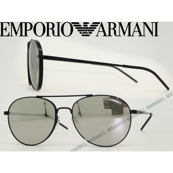 EMPORIO ARMANI サングラス シルバーミラー 2040-3014-6G : WOODNET