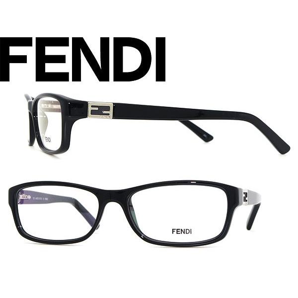 FENDI フェンディ メガネ メタルフレーム FENDI（フェンディ） メガネフレーム ブランド ブラック 眼鏡 FF