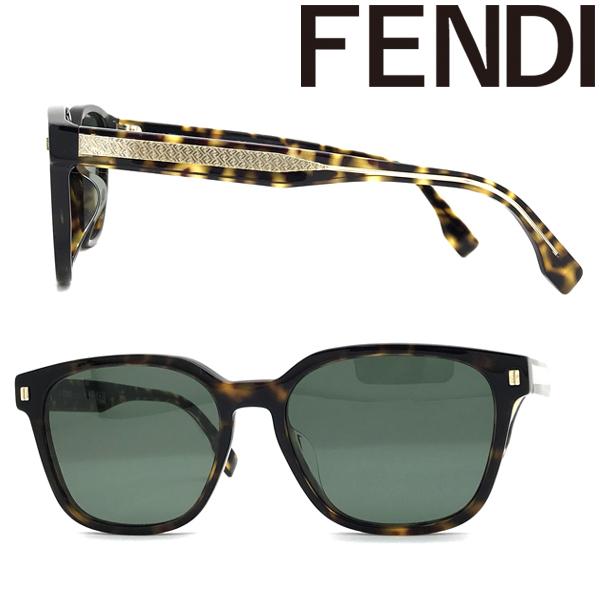 FENDI サングラス フェンディ ブランド グリーン FF-40001U-52N