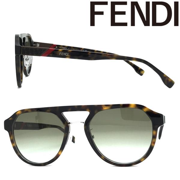 FENDI サングラス フェンディ ブランド グラデーションブラウン FF