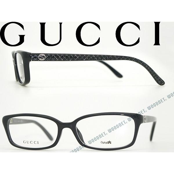 GUCCI グッチ メガネフレーム ブランド 3656F-DXZ ブラック : WOODNET