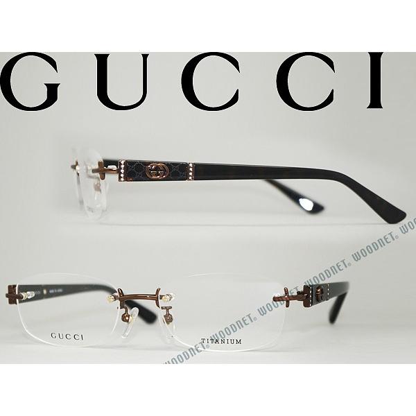 GUCCI グッチ メガネフレーム ブランド 8554J-GHN ブロンズ 縁 GUCCI グッチ メガネフレーム ブランド 8554J-GHN ブロンズ 縁