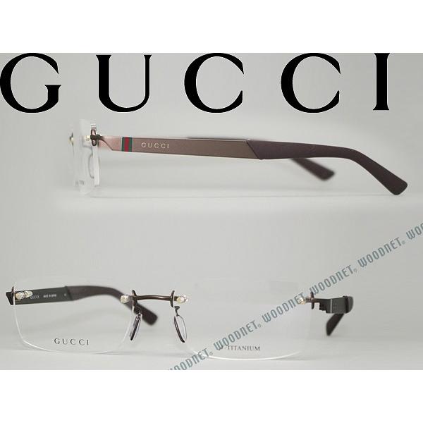 GUCCI グッチ メガネフレーム ブランド 9696J-3LT マットブロンズ 縁