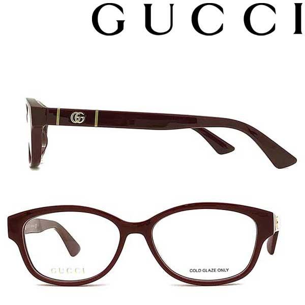 GUCCI（グッチ） バーガンディー メガネフレーム ブランド 眼鏡 GUC-GG