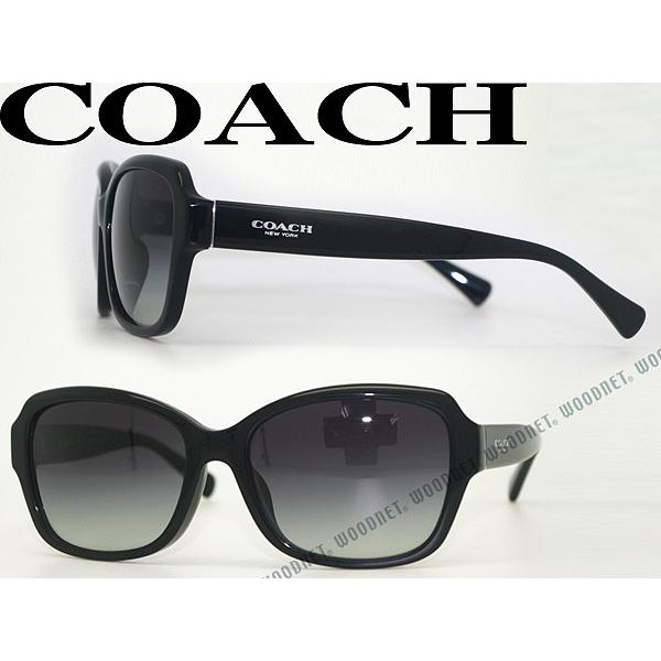 COACH ブラック サングラス COACH コーチ サングラス HC8160F-500211 グラデーションブラック