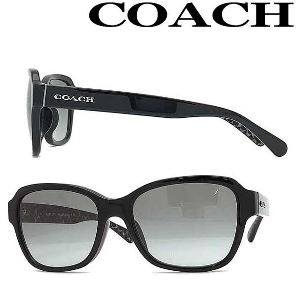 新品未使用✨️コーチ サングラス シグネチャー レクタングル グラデーション 黒 COACH（コーチ） ブランド サングラス グラデーションブラック HC8232F