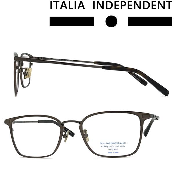 Italia Independent(イタリアインディペンデント) メガネ EDOVARD JP5504.044.000 52ｍｍ [BROWN] ITALIA INDEPENDENT イタリア インディペンデント ブランド メガネ