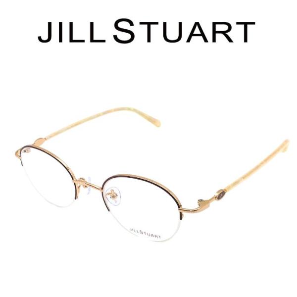 JILLSTUART ジルスチュアート メガネ フレーム 05-0222 02 眼鏡 ダークブラウン×ゴールド ブランド 伊達メガネ 度付き レディース 女性 JILL STUART（ジルスチュアート） メガネフレーム 眼鏡 めがね JS-05
