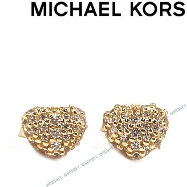 MICHAEL KORS（マイケルコース） ハート型 ローズゴールドピアス
