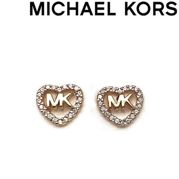 MICHAEL KORS マイケルコース ハート型 ローズゴールドピアス MICHAEL KORS マイケルコース ハート型 ローズゴールドピアス