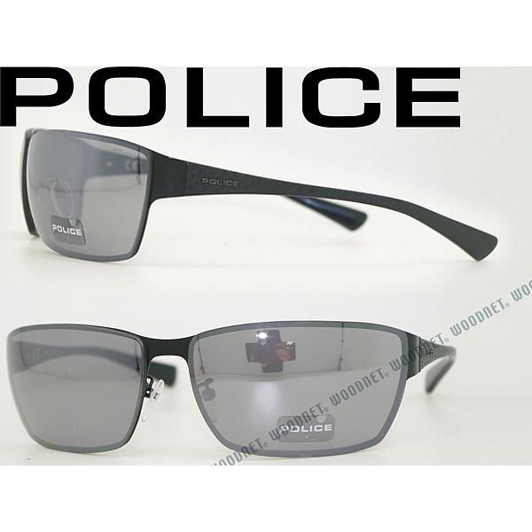 POLICE（ポリス） サングラス SPL202K-0531 スモークシルバーミラー