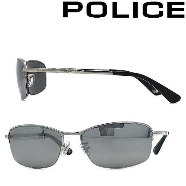 POLICE（ポリス） サングラス スモークシルバーミラー POLICE-SPLA61J