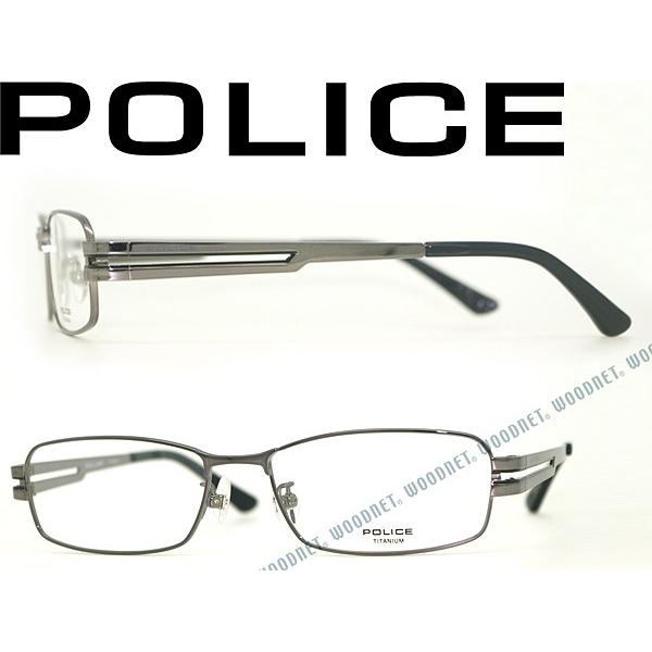 POLICE（ポリス） メガネフレーム ブランド VPL421J-0568 ガンメタル