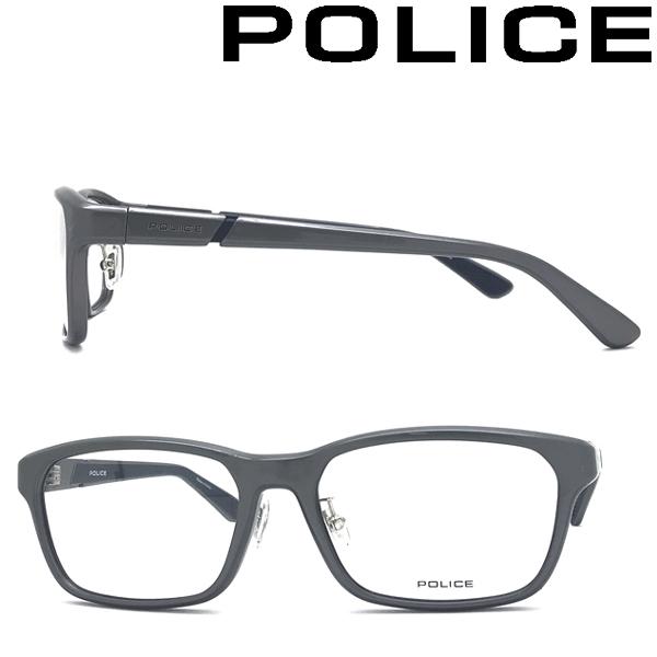 POLICE（ポリス） メガネフレーム ブランド ダークシルバーパール 眼鏡