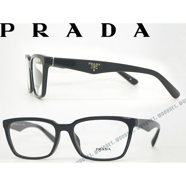 PRADA プラダ メガネフレーム ブランド PR-03SV-1AB1O1 ブラック