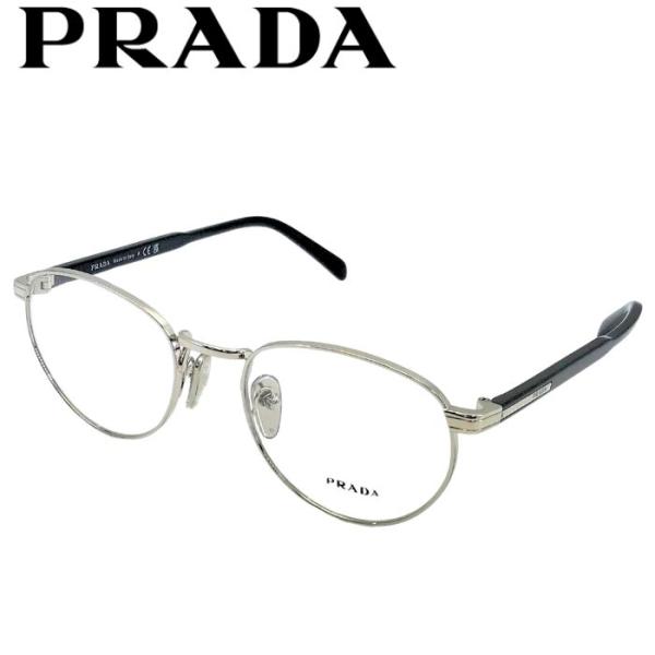 PRADA（プラダ） メガネフレーム 眼鏡 めがね シルバー×ブラック 黒