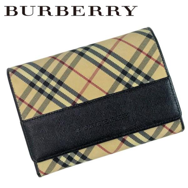 BURBERRY（バーバリー） 【中古】BURBERRY 二つ折り財布【ほぼ新品