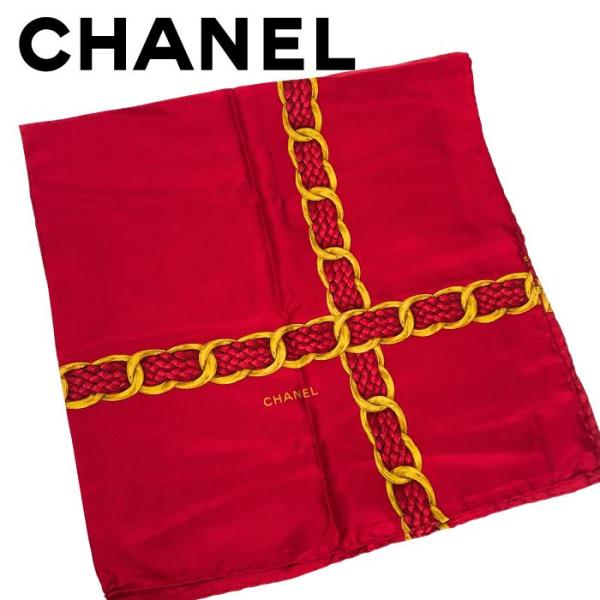 CHANEL 【中古】CHANEL シャネル スカーフ【非常に良い