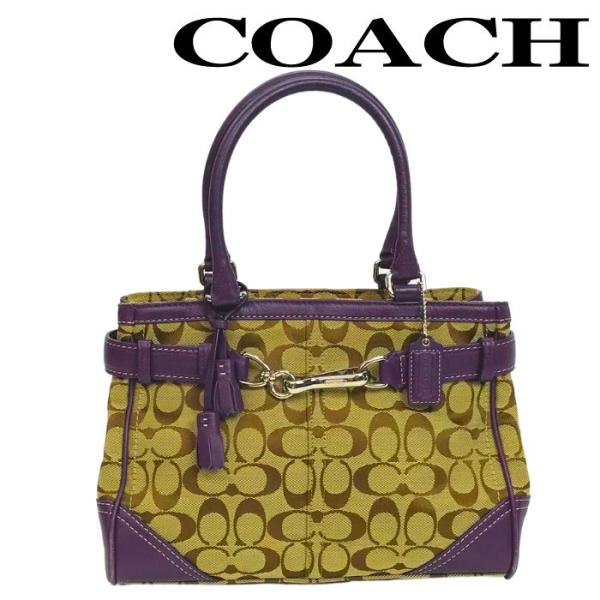 COACH（コーチ） 【中古】COACH トートバッグ ハンドバッグ【非常に