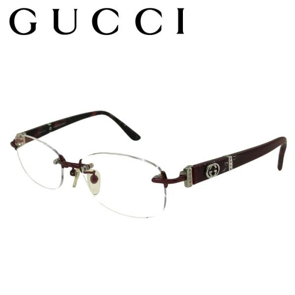 GUCCI / グッチ ■度入りメガネ GGロゴ エンジ ゴールド GG-9059J 【サングラス/メガネ/眼鏡】 ブランド【中古】 [0990014269] GUCCI - GUCCI / グッチ □度入りメガネ GGロゴ エンジ ゴールド GG