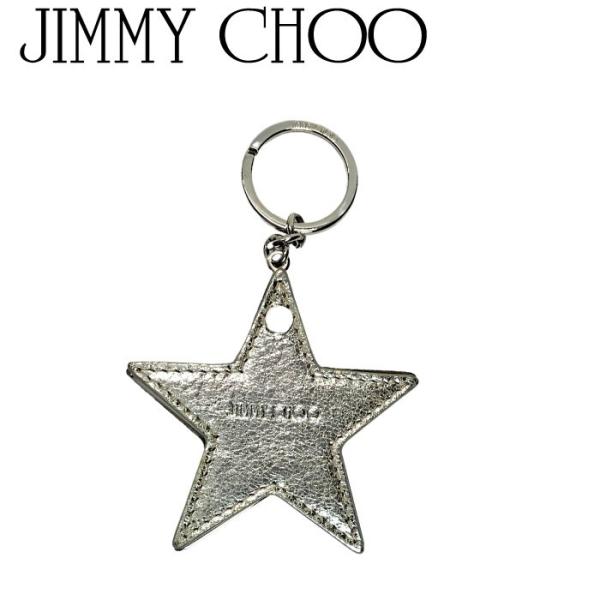 美品◇ジミーチュウ キーリング キーホルダー スター スタッズ シルバー JIMMY CHOO（ジミーチュウ） 【中古】JIMMY CHOO キーホルダー【非常に