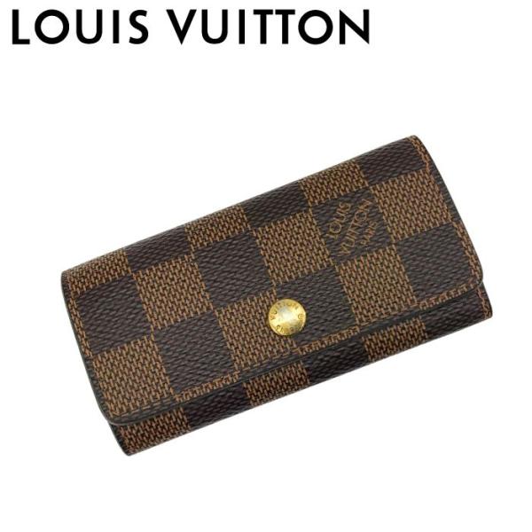 LOUIS VUITTON 【中古】LOUIS ルイヴィトン キーケース 4連【やや傷や