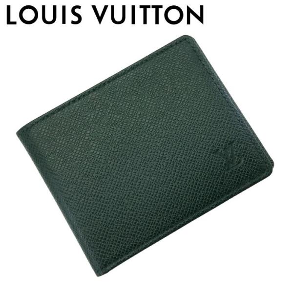 【鑑定済美品】ルイヴィトン タイガ ２つ折り財布 パスケース 小銭入れ付き LOUIS VUITTON（ルイ・ヴィトン） 【中古】LOUIS VUITTON 二つ折り